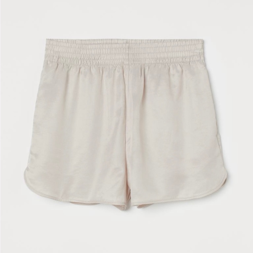 H&M Pull-on shorts M size light beige
